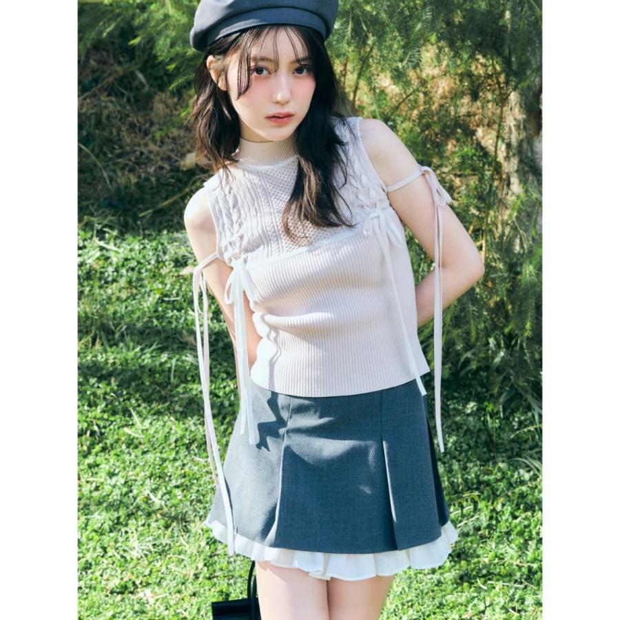 SNIDEL（スナイデル） SALE40%OFF レイヤードミニスカショーパン