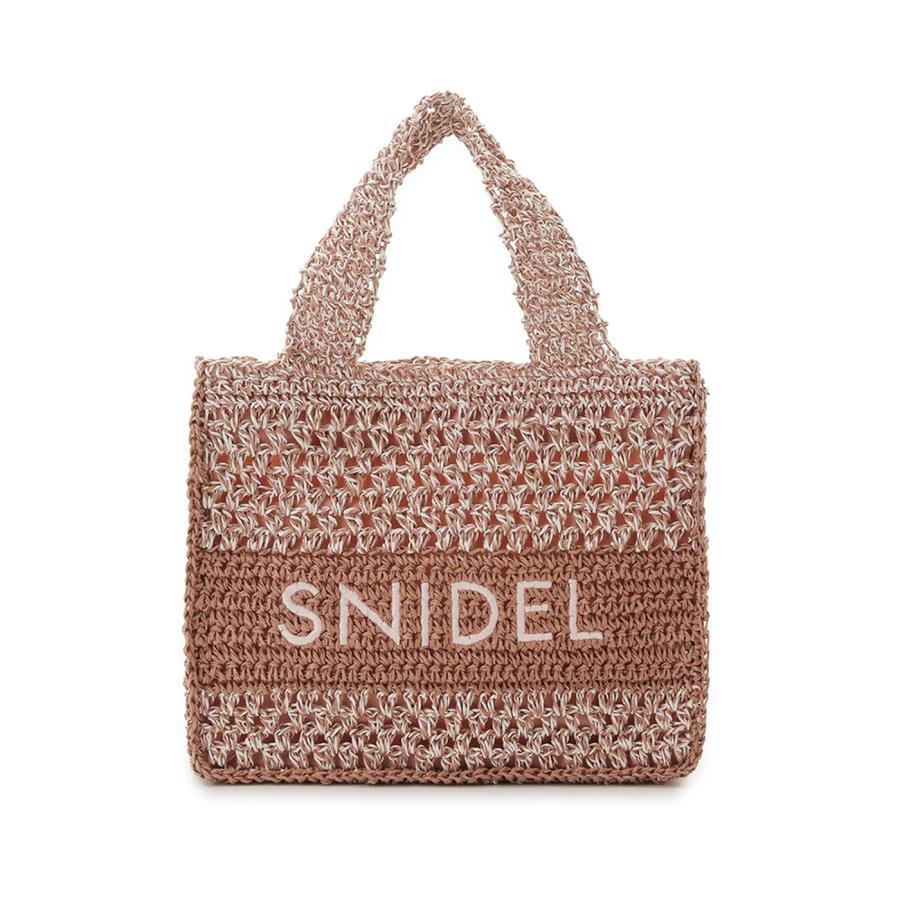 SNIDEL（スナイデル） 柄編みロゴトートバッグ swgb252632 レディース