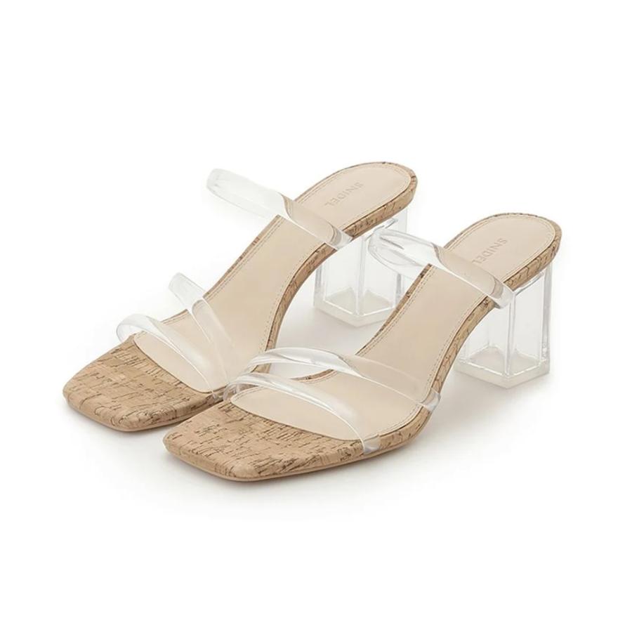 SNIDEL バリエシースルーミュール SNIDEL（スナイデル）の「バリエシースルーミュール（サンダル