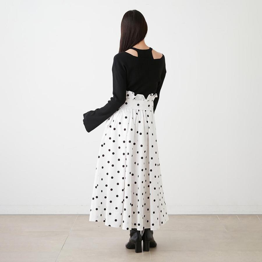 SNIDEL SALE50%OFF タフタスカートドッキングニットワンピース SNIDEL SALE50%OFF タフタスカートドッキングニットワンピース