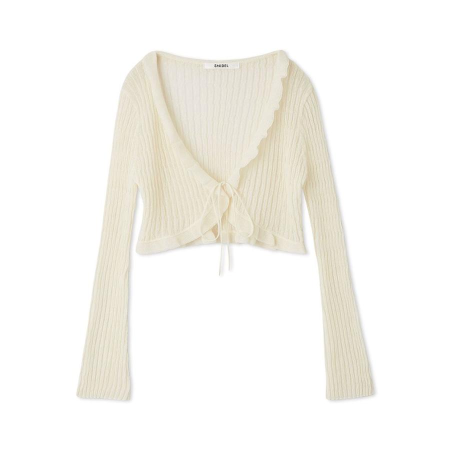 SNIDEL（スナイデル） ボレロシアーカーディガン swnt254237