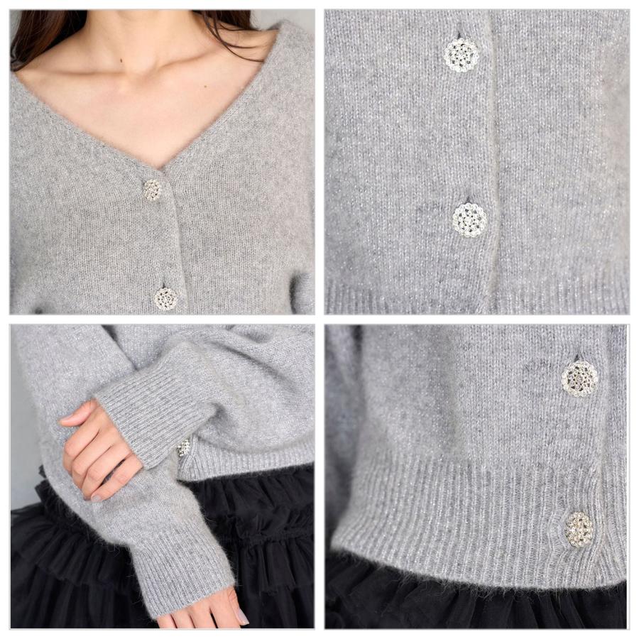 SNIDEL（スナイデル） SALE40%OFF フォックスビジューカーディガン