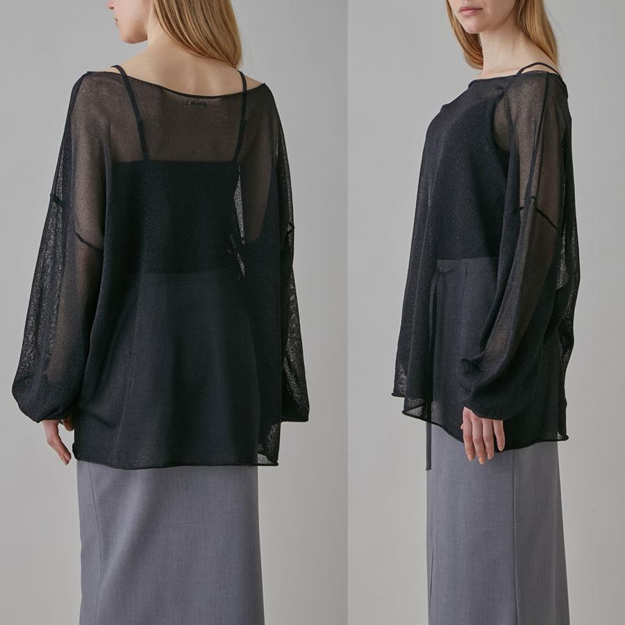 新品・未使用！【大草直子×UNDERSON UNDERSON】シアーニット 大草直子×UNDERSON UNDERSON】ボリュームシアーニット(ニット