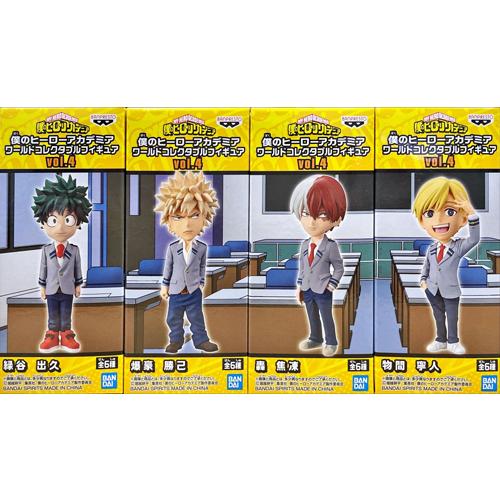 僕のヒーローアカデミア ワールドコレクタブルフィギュアvol.4 4種