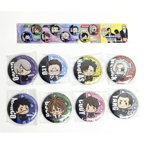 GANGSTA カプセル缶バッジコレクション 全8種セット : セレンショップ