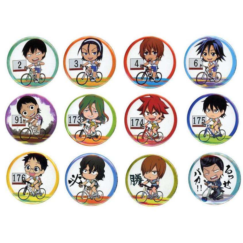 弱虫ペダル きゅんキャラいらすとれーしょんず 缶バッジ 総北vs