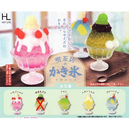 えらんでかき氷マスコット　マイメロディ 喫茶店のかき氷マスコット【抹茶あずきなし】4種セット : セレン