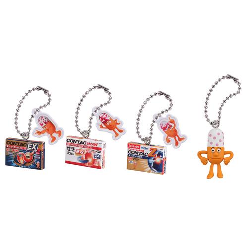 コンタック ミニチュアチャーム【ミスター・コンタックなし】4種セット