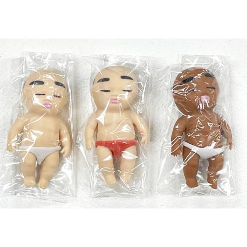 ストレッチ おじベイビー【赤パンツおじさん日焼けverなし】3種セット
