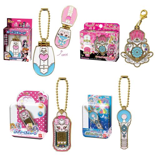 プリキュアオールスターズ 変身ダイキャストチャーム＆パッケージ3 4種