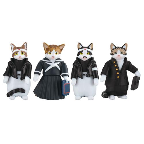 なめんなよ なめ猫 フィギュアこれくしょん 全4種セット : セレン