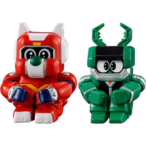 (未開封) テツワン探偵ロボタック『ダイヤルケース』２ケ まちぼうけ テツワン探偵ロボタック＆ビーロボカブタックの場合