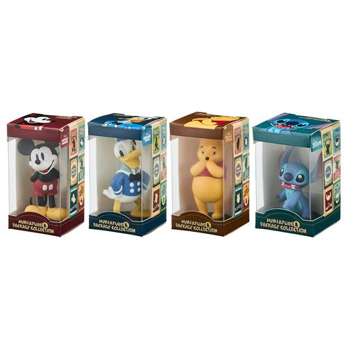 ディズニーキャラクター ミニチュア＆パッケージコレクション 全4種