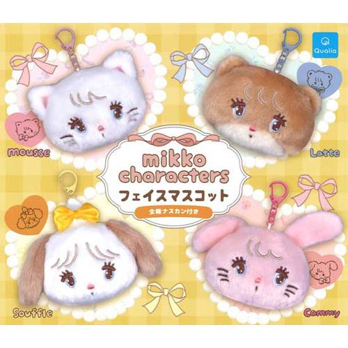 mikko characters フェイスマスコット 全4種セット : セレンショップ