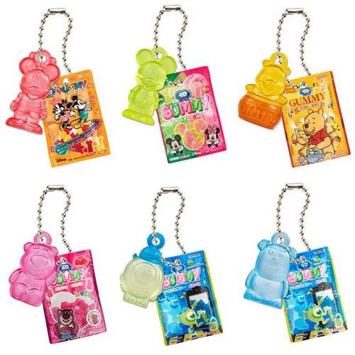 ディズニー＆ピクサーキャラクター 4D GUMMY ミニチュアチャーム 全6種