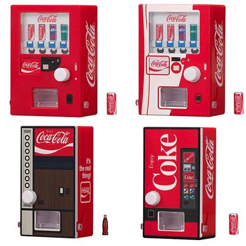 コカ・コーラ ミニチュア自動販売機 全4種セット : セレンショップ