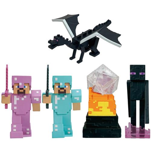MINECRAFT マインクラフト フィギュアあそーと エンダードラゴン戦 全5