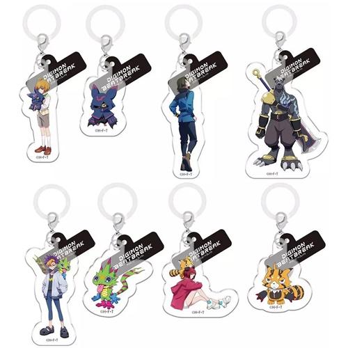 デジモンショップ限定 アクリルキーホルダー 7種セット【新品未開封】 DIGIMON BEATBREAK ふらっとめじるしアクセサリー 全8種セット