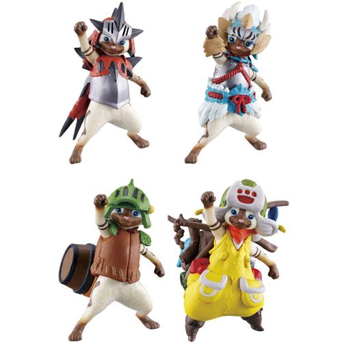 モンスターハンター 一狩りいこうニャ！アイルーこれくしょん 全4種