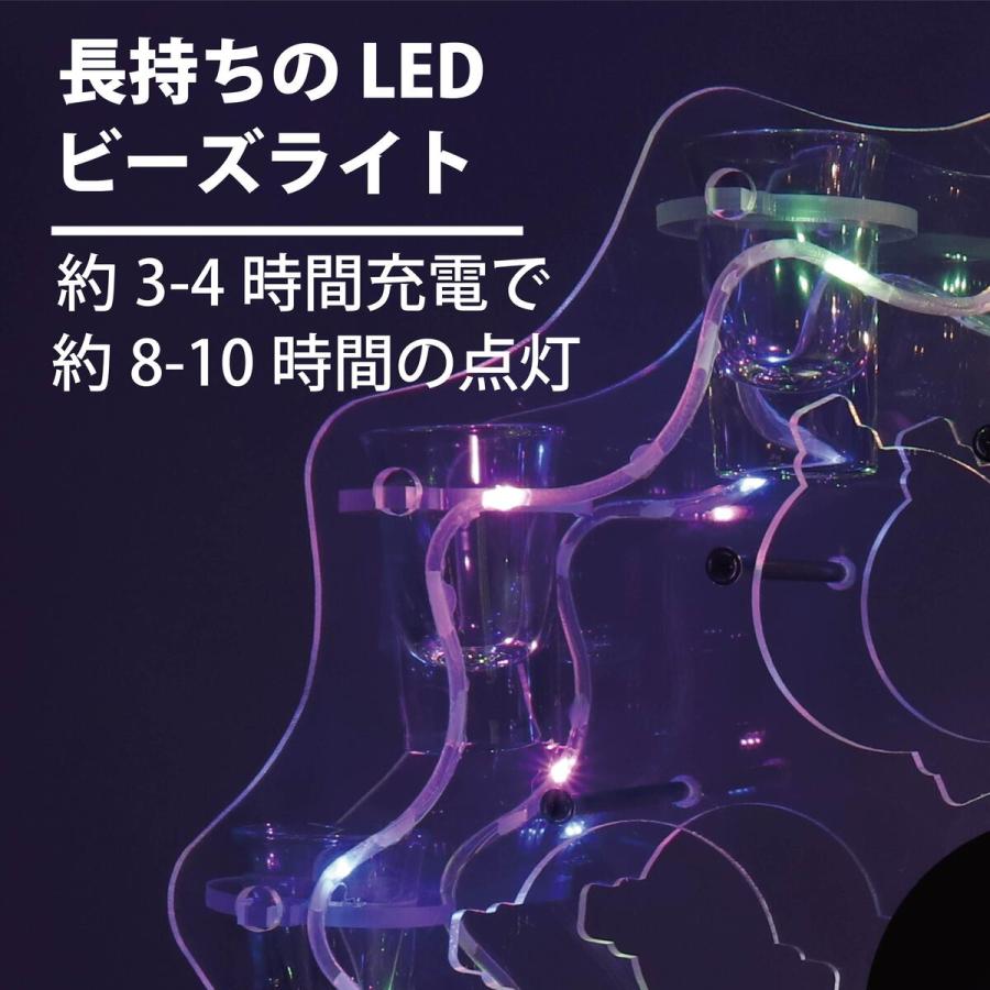 名入れ対応可能】 ショットグラス12杯付属 LED酒グラス棚 テキーラ観覧