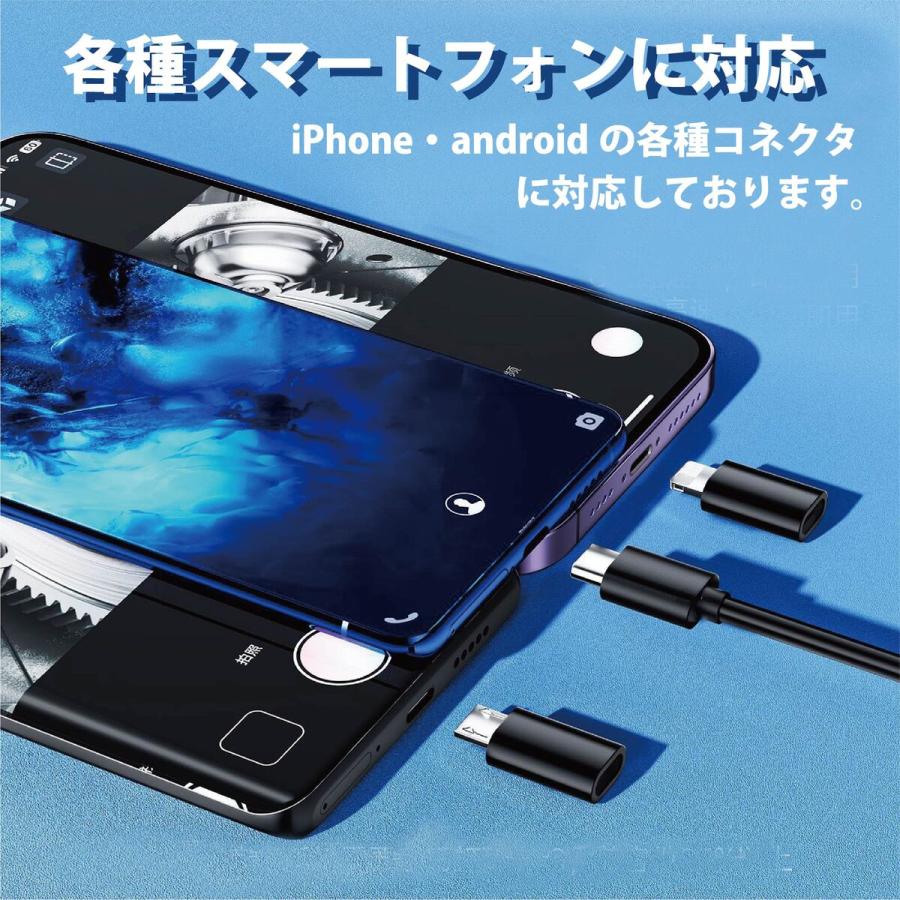 8000万画素 高画質 ファイバースコープ 7mm極細スコープ 工業用内視鏡