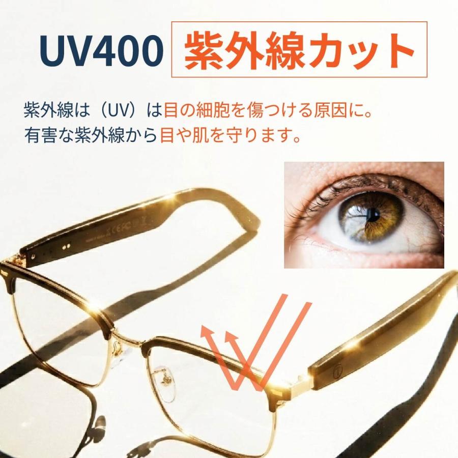 2026年新登場】 スマートグラス オーディオグラス Bluetooth メガネ