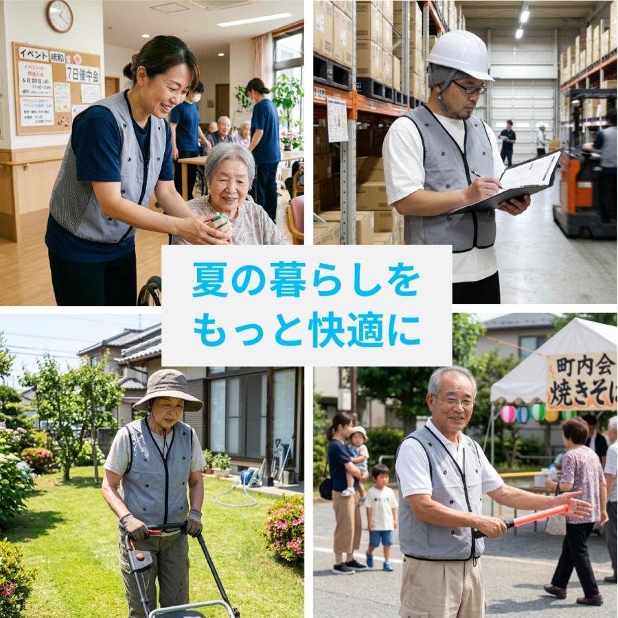 冷却ベスト 水冷ベスト 気化熱 冷感ベスト 水冷服 バッテリー不要 保冷