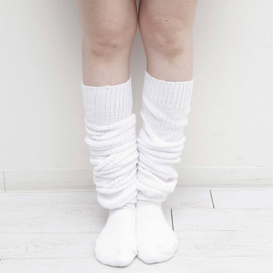 ルーズソックス 靴下 ギャル ルーズ 180cm ソックス ボリューム 白