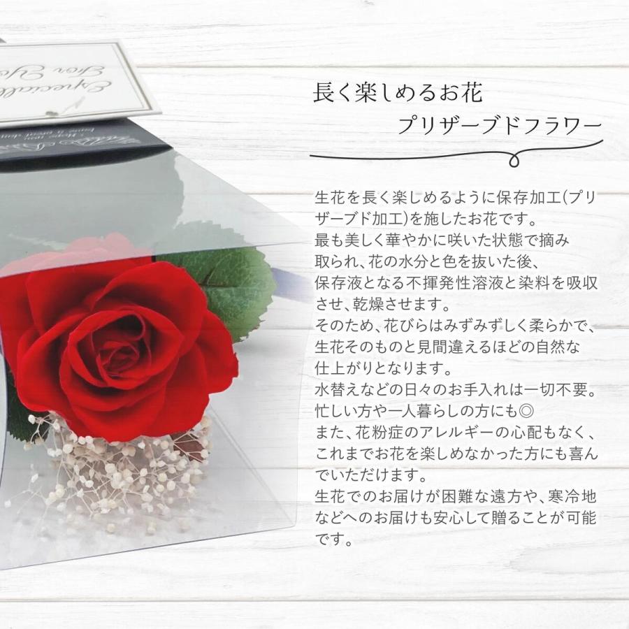Alice flower 花 一本 プレゼント バラ プリザーブドフラワー ギフト