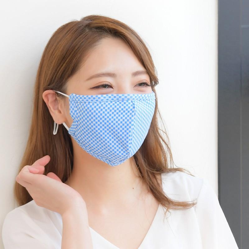 冷感マスク PixyPary クールUVマスク Cool UV Mask 2枚 セット 冷感