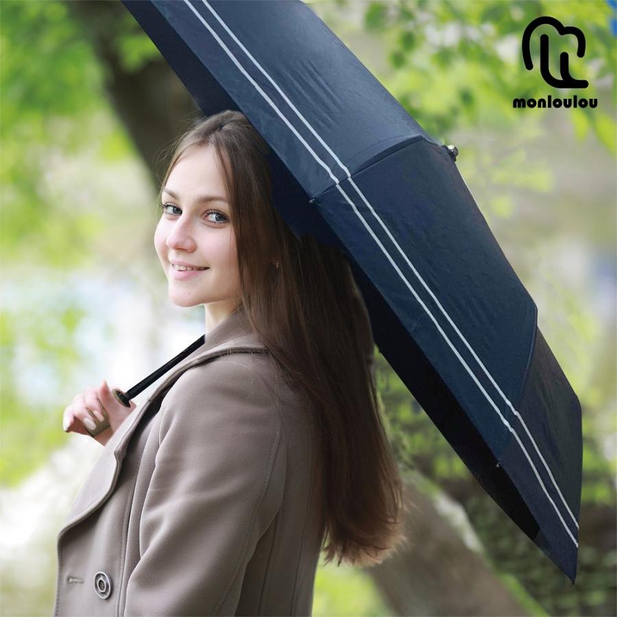 monloulou 日傘 完全遮光 日傘 折りたたみ 遮熱 晴雨兼用 ブランド