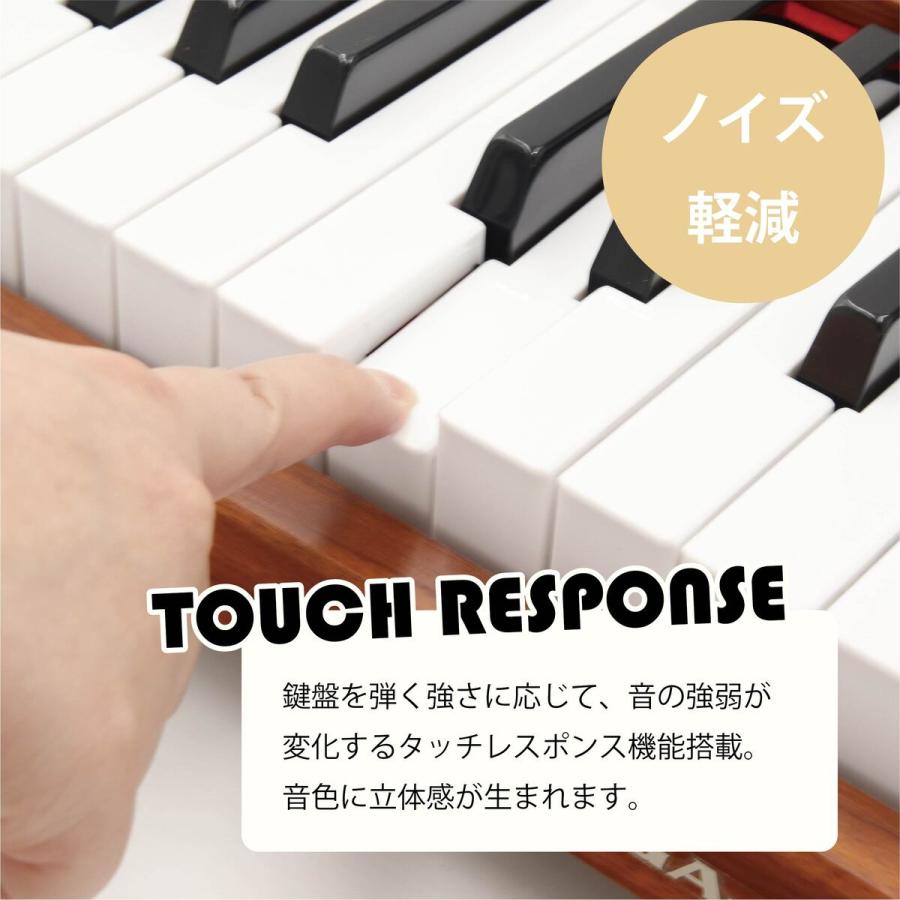 電子ピアノ キッズピアノ ミニピアノ 木製 おもちゃ 小さいピアノ 25