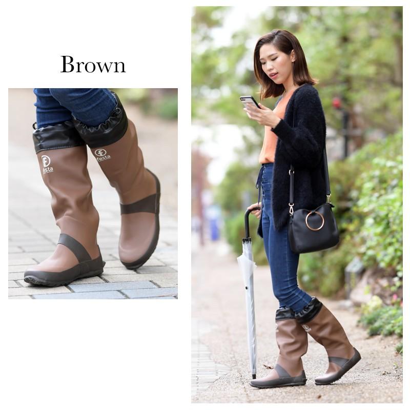 レインブーツ レディース FESTA フェスタ ラバーブーツ バード