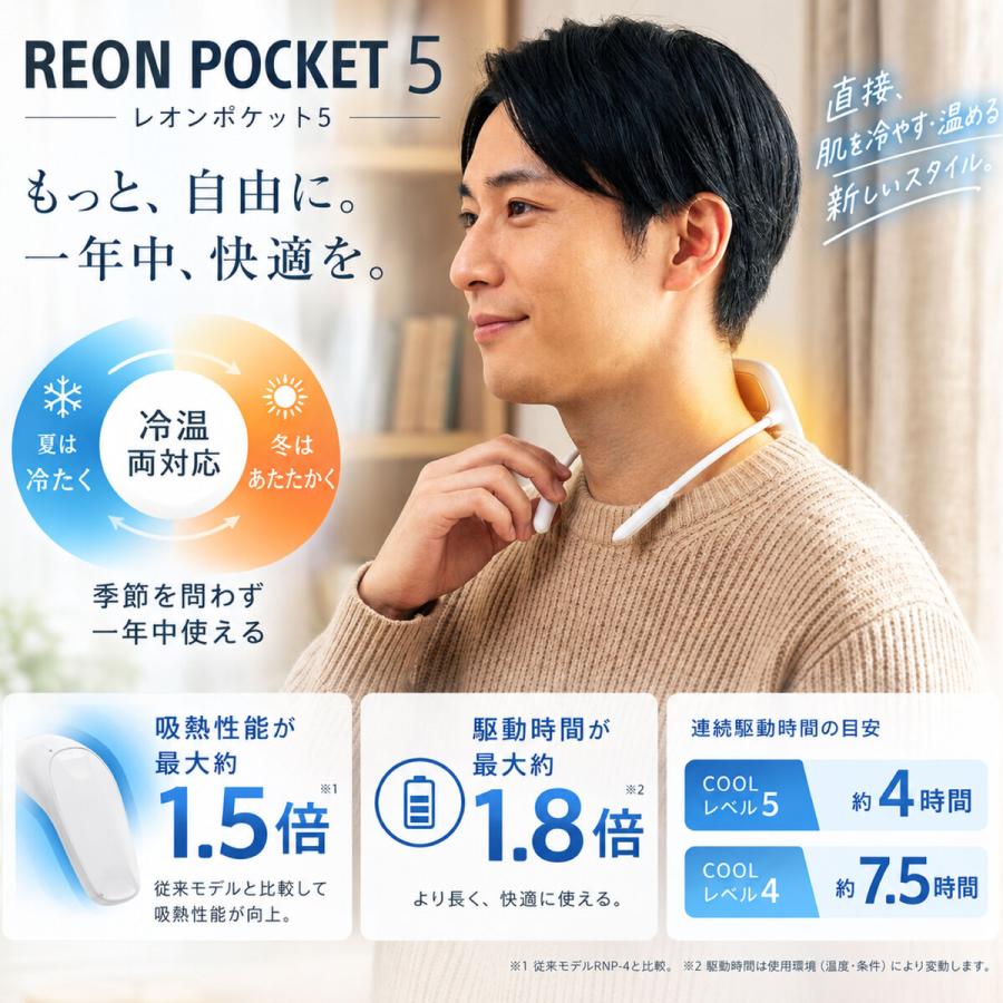 ブラックフライデー レオンポケット 5 ソニー SONY ウェアラブルサーモ