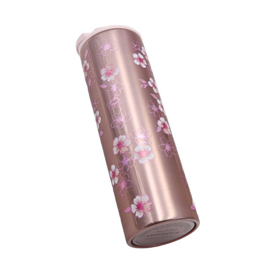 スタバ SAKURA2026ステンレスボトルメタリックライトピンク　2点 名入れ専用】SAKURA2026ステンレスボトルメタリックライトピンク473ml