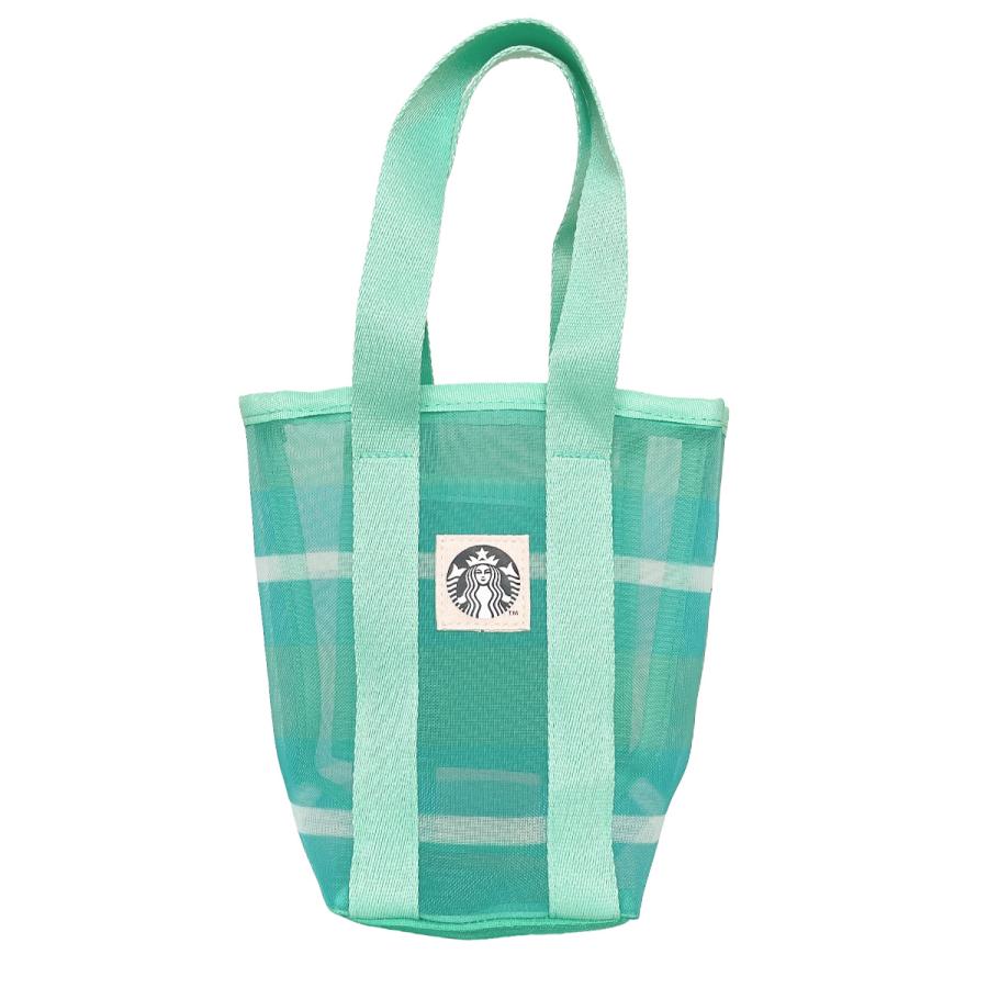 スターバックス メッシュバッグ スモール グリーン バッグ スタバ 
