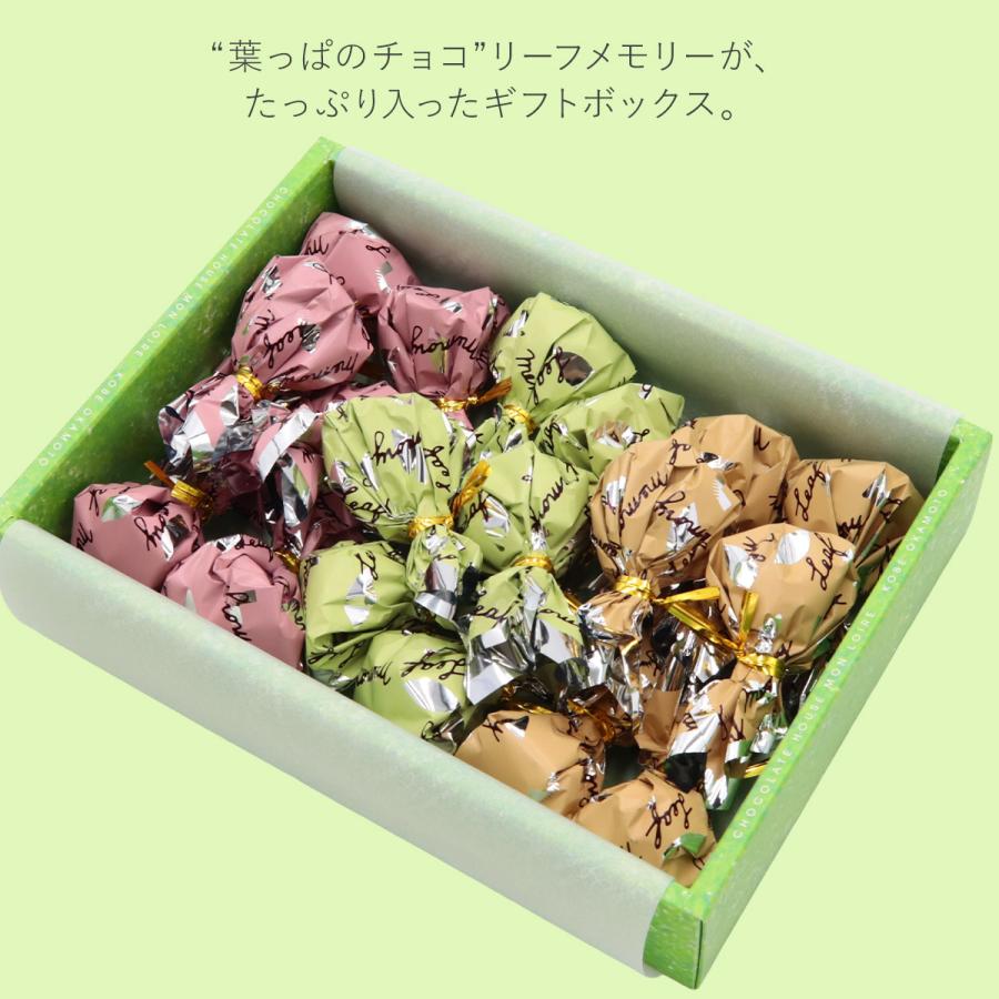 モンロワール リーフメモリー ギフトボックス 18個入り チョコ 個包装