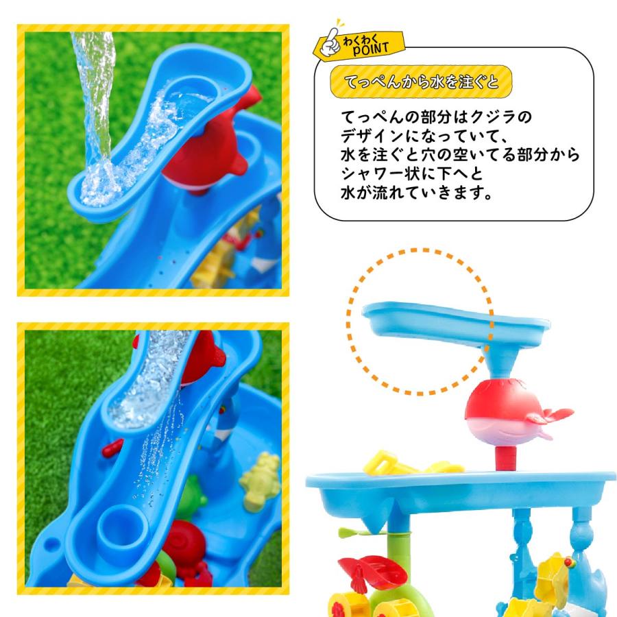 ウォーターテーブル キッズ 2026 水遊び 子ども 最新版 子供 玩具 おもちゃ 家遊び 砂遊び 室内遊びの画像
