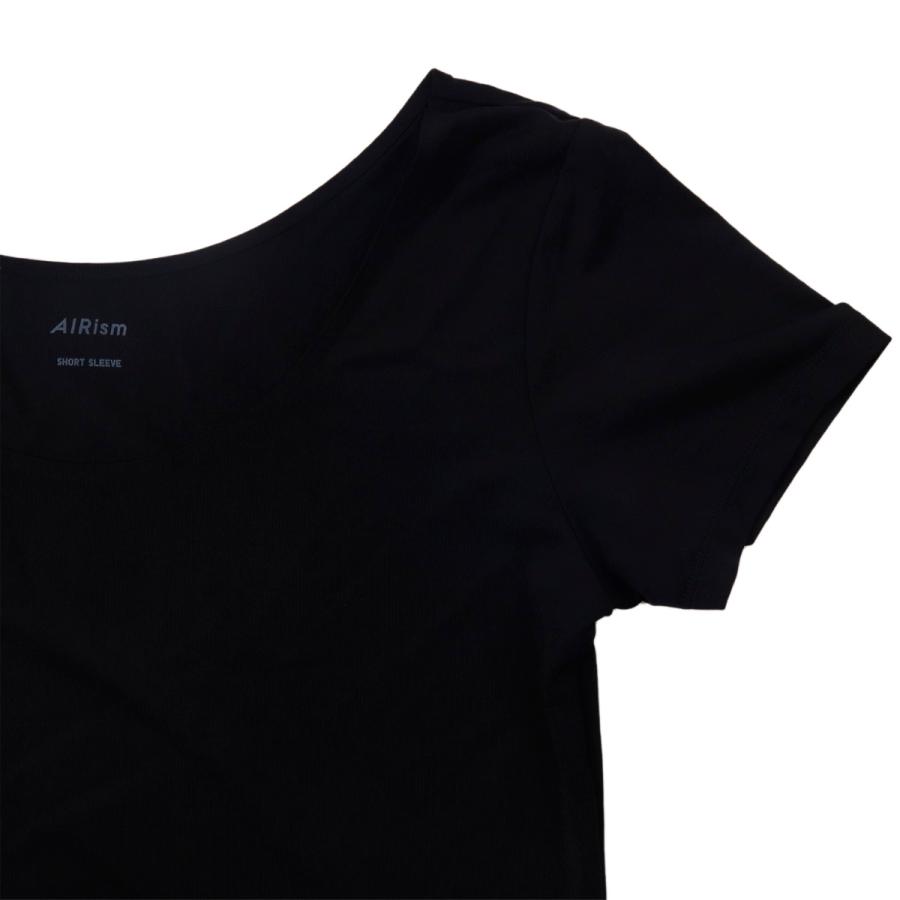 ユニクロ レディース エアリズム Uネック Tシャツ 半袖 シームレス