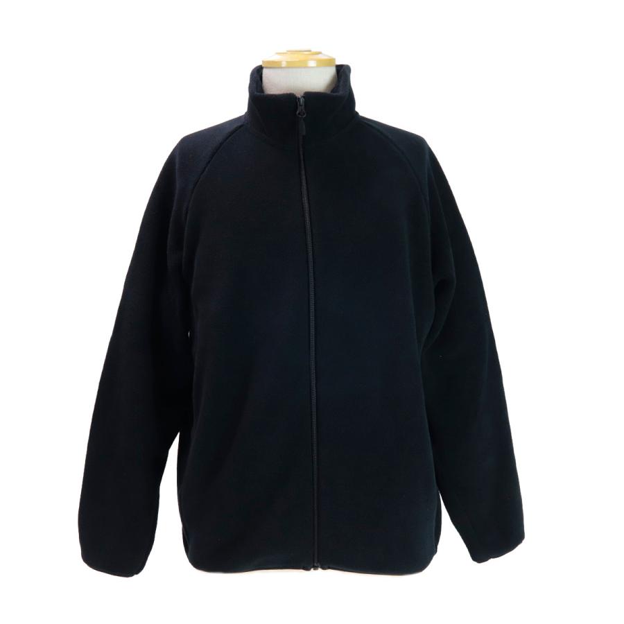 ユニクロ 男女兼用 フリースジャケット ブラック 防寒 ジャンパー