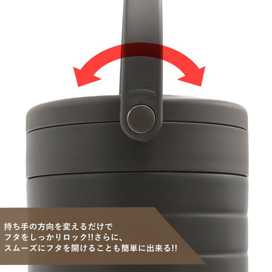 ワークマン WORKMAN ラウンド真空ハイブリッドコンテナダークブラウン
