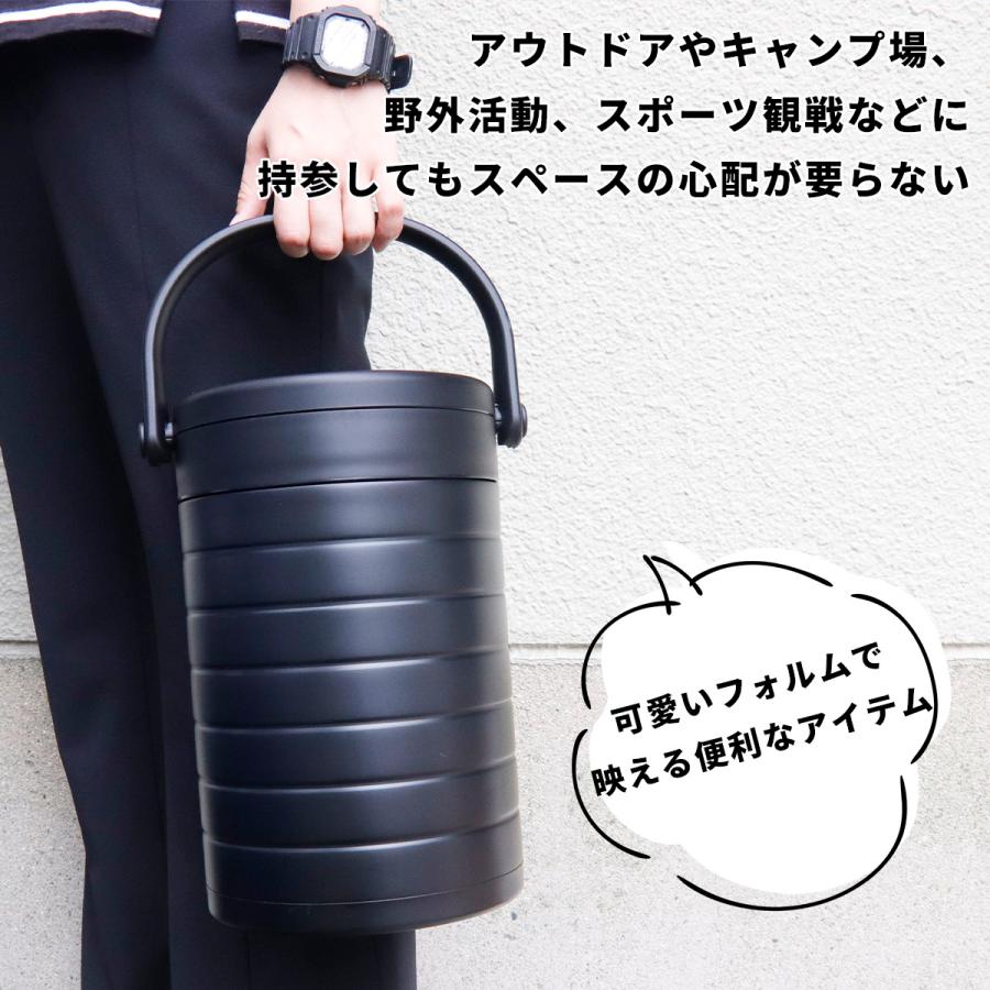 専用保冷剤付き ワークマン 真空ハイブリッドコンテナ ブラック 専用保冷剤付き ワークマン 真空ハイブリッドコンテナ ブラック