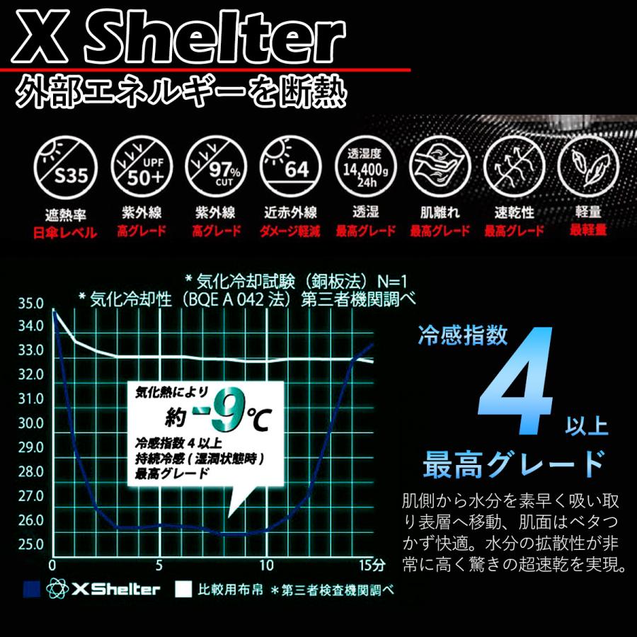 ワークマン エックスシェルター暑熱フーディー XS601 エックス
