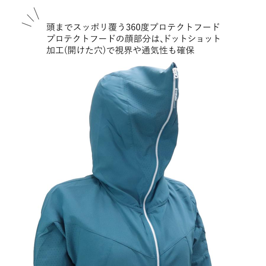 新品　XShelter 暑熱フーディー　L グリーン Amazon.co.jp: Lサイズエックスシェルター 暑熱フーディー