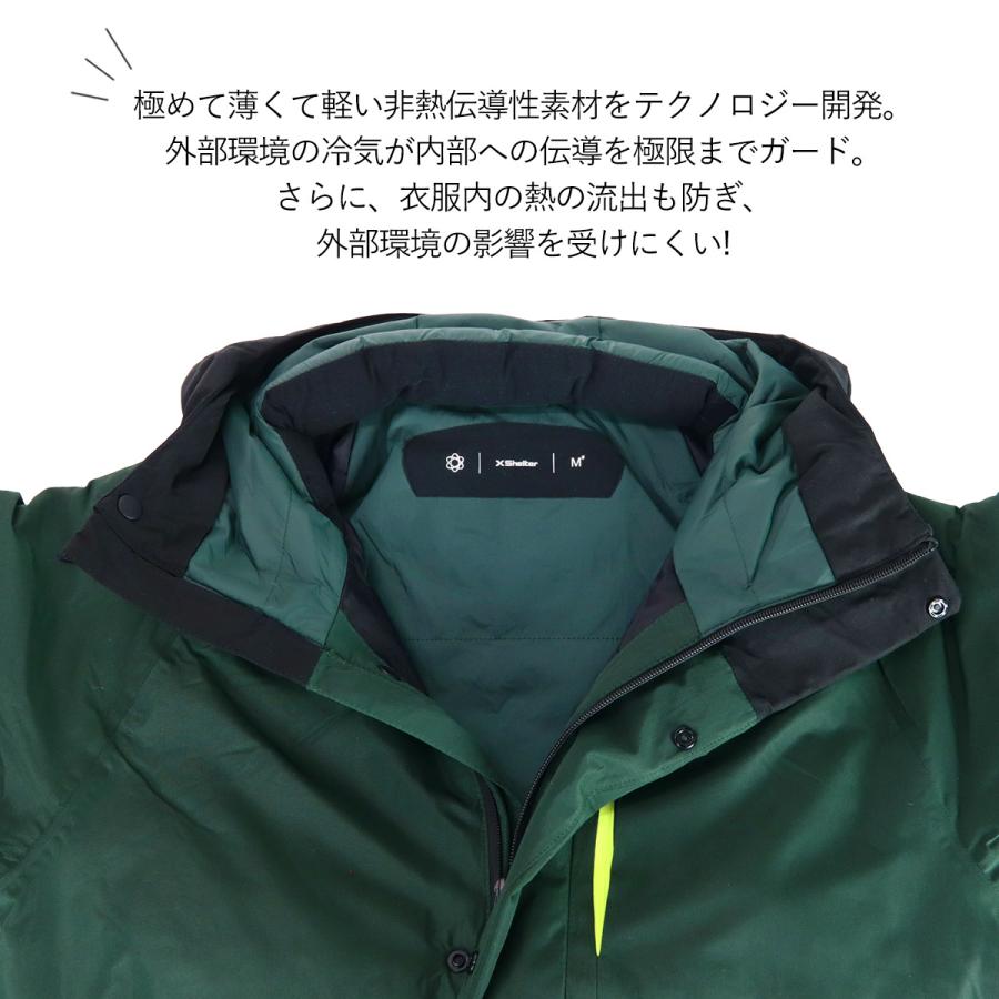 ワークマン エックスシェルター (R) 断熱α防水防寒ジャケット