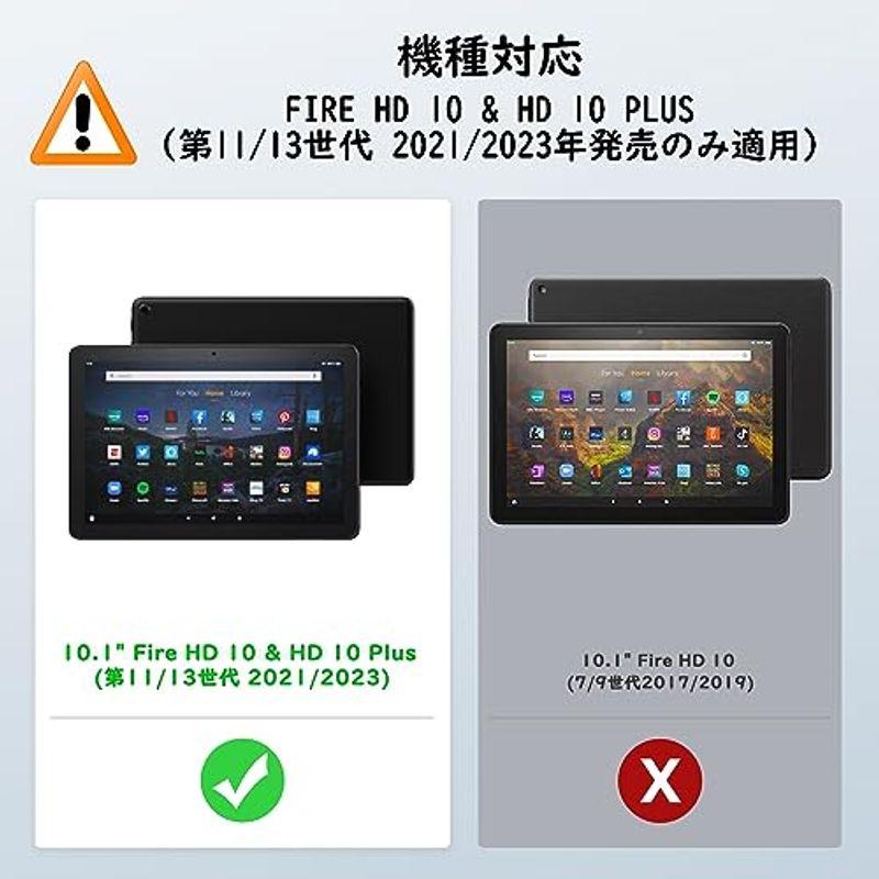 Fire HD 10 ケース MoKo Fire HD 10 & 10 Plus 2023/2021 第13世代/第11世代 専用保護カバー｜self-improvement｜09