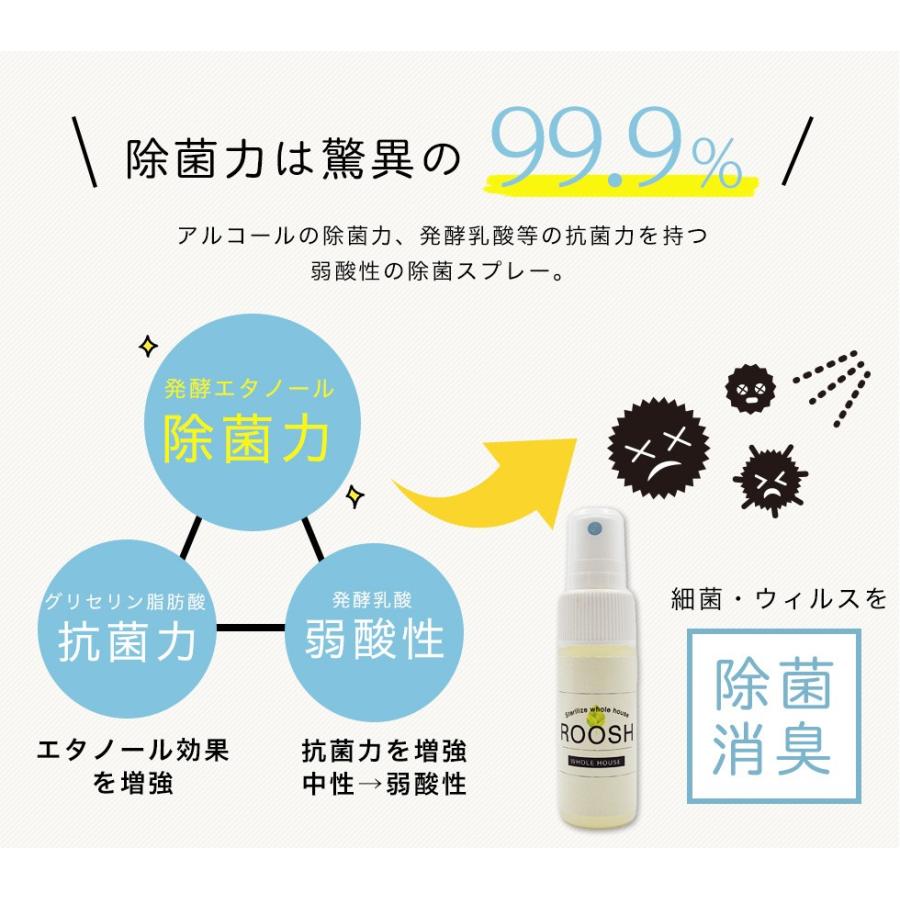除菌 消臭 スプレー Roosh 携帯用 30ml 室内消臭 キッチン除菌 赤ちゃん 子供 ペット メール便 送料無料 Sc Rs 30 ピカッとハウス 通販 Yahoo ショッピング