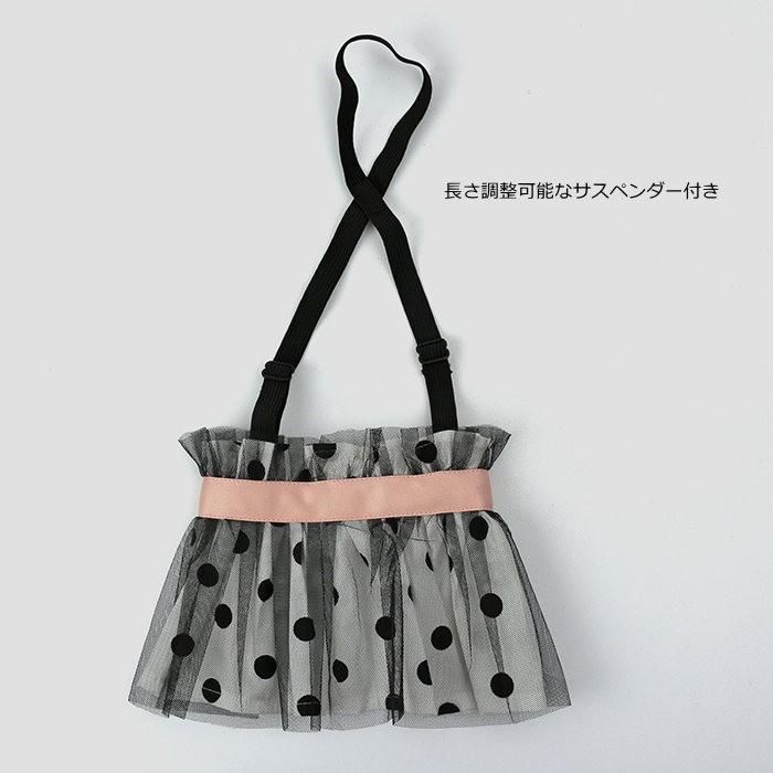 犬 服 ドットチュールスカート 水玉 サスペンダー付き ギャザー 犬 服 ドットチュールスカート 水玉 サスペンダー付き ギャザー