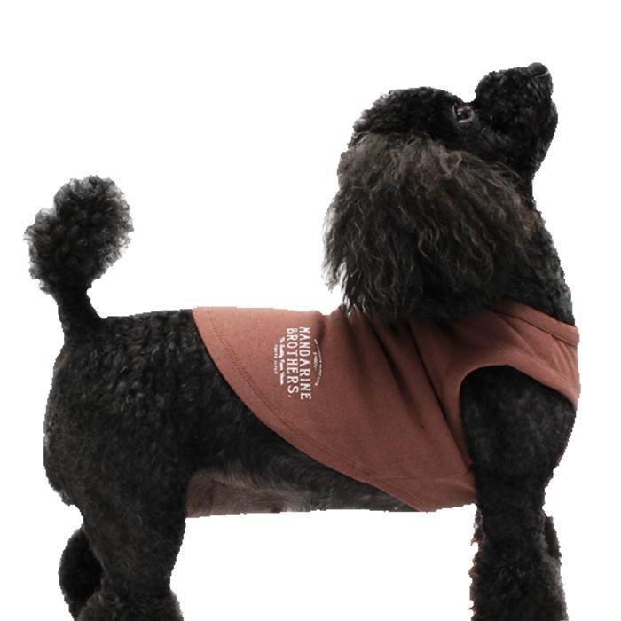 犬 服 マンダリンブラザーズ BASIC CREW NECK Tシャツ タンクトップ ノースリーブ 小型犬 Mandarine Brothers｜selfish-house｜12