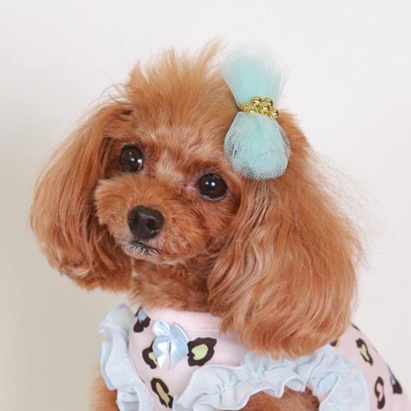 犬 ペット ヘアアクセサリー チュールリボンバレッタ 髪留め 花 チュール クリップ ピン 小型犬 中型犬 髪飾り Gopiva S Al Gp 犬の服 Selfish House 通販 Yahoo ショッピング